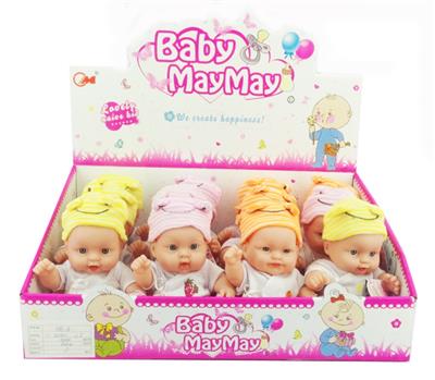 20cm全搪胶男娃3色衫 - OBL908996