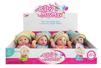 20cm全搪胶娃娃二款 - OBL909000