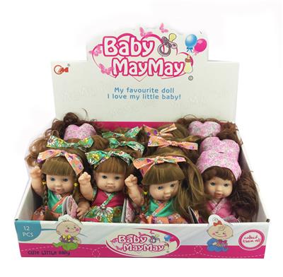 20cm全搪胶三款娃娃不带IC - OBL909003