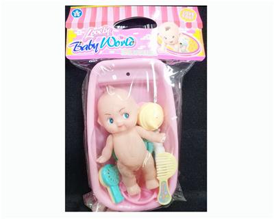 6.5寸 公仔浴盆餐具 - OBL910609