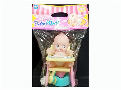 6.5寸 公仔坐椅餐具 - OBL910610