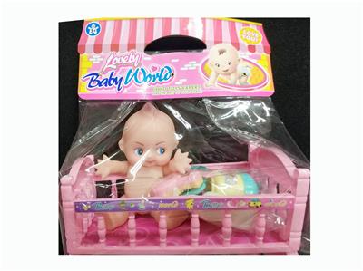 6.5寸 公仔睡床餐具 - OBL910612