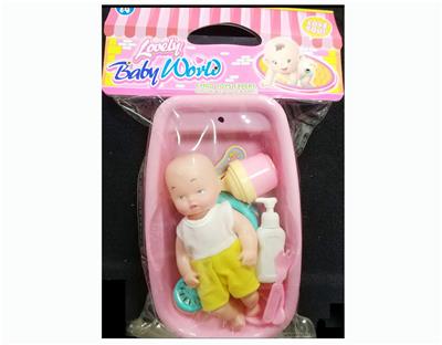 6寸 公仔浴盆餐具套 - OBL910629