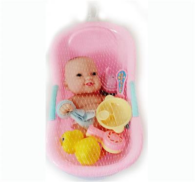 7寸 娃娃浴盆餐具 - OBL910633