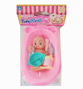 6.5寸 娃娃浴盆餐具 - OBL910635