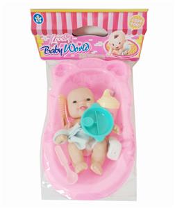 7寸娃娃浴盆餐具 - OBL910636