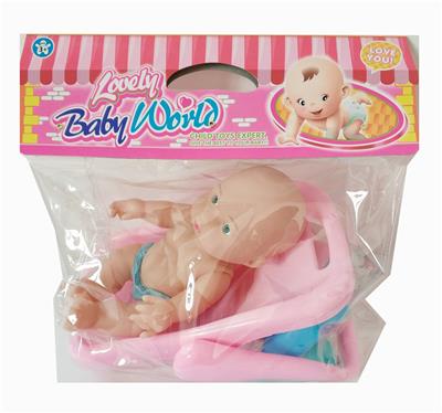 9寸 娃娃提篮餐具 - OBL910641