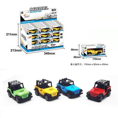 四款合金回力越野车 - OBL912290