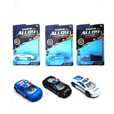 三款合金回力仿真警车 - OBL912303