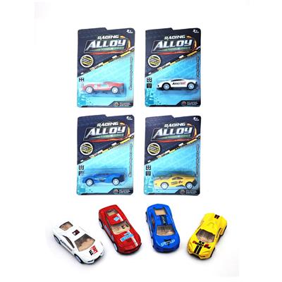 4款合金回力仿真跑车 - OBL912305