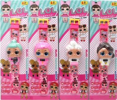 惊喜娃娃电子手表(4款混） - OBL912795