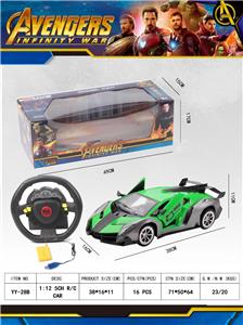 1:12五通开门复仇者绿巨人遥控车带灯光（包电） - OBL913241