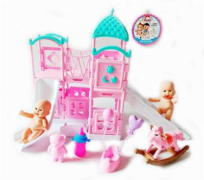 五寸搪胶娃娃
配乐园套装（
乐园自装） - OBL913567