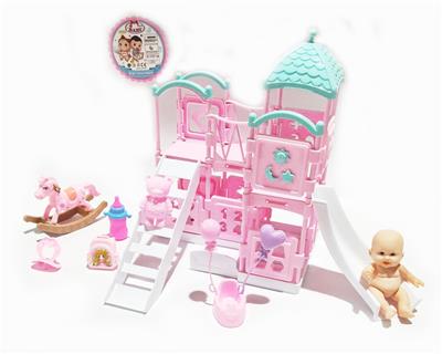 五寸搪胶娃娃
配乐园套装（
乐园自装） - OBL913568