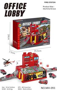 合金消防局停车场（配1只合金车） - OBL913616