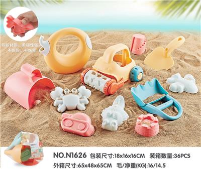 软胶沙滩戏水玩具11PCS - OBL914440
