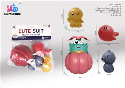 贝壳蟹+红鱼搪胶 - OBL915146