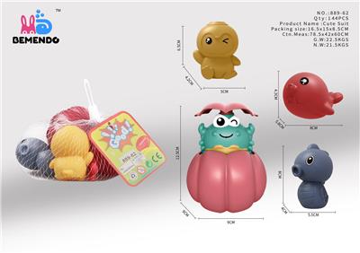 贝壳蟹+红鱼搪胶 - OBL915171