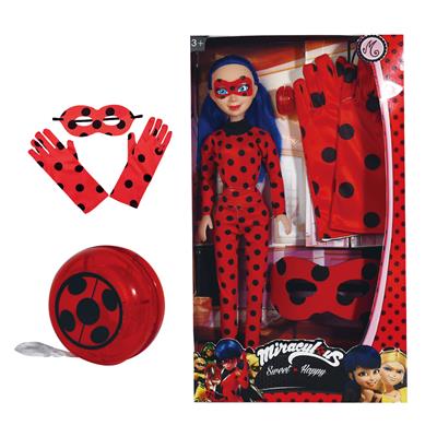 22寸空身瓢虫女孩带主题曲音乐带手套悠悠球眼罩 - OBL915305