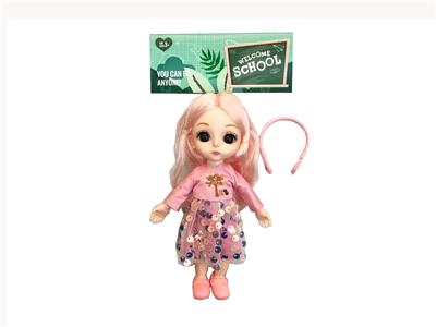 6 inch solid 12 joints real little Lori 3D real eye drops with a small bag - OBL915595