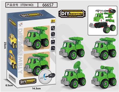 益智拆装军事车 - OBL915968