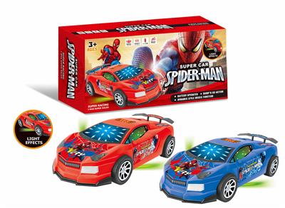 蜘蛛侠电动万向3D灯光音乐兰博基尼跑车 - OBL916390