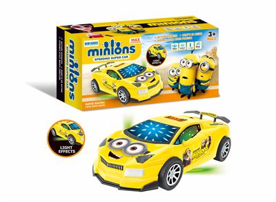 小黄人电动万向3D灯光音乐兰博基尼跑车 - OBL916396