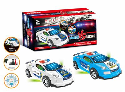 电动万向升降3D灯光音乐车底射灯兰博基尼警车 - OBL916404