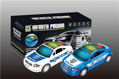 电动万向3d灯光音乐警车 - OBL916425
