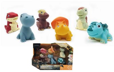 恐龙组合          （霸王龙/副栉龙/三角龙/暴龙/剑龙/脊背龙） - OBL916943