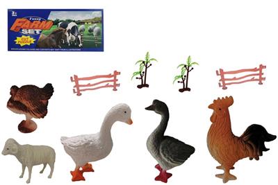 3-6寸PVC家禽动物套装9pcs
家禽动物5pcs,树2pcs,围栏2pcs - OBL918515