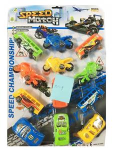 12只回力巴士/摩托/车子混装 - OBL918561