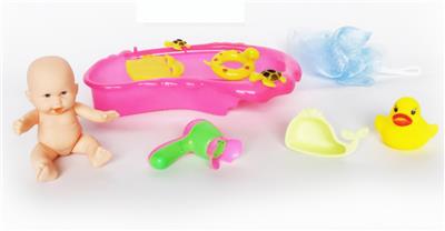 搪胶娃娃配浴套装 - OBL920006