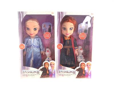 14寸空身带IC音乐冰雪肥童娃娃 - OBL921649