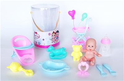 5寸搪胶娃娃配推车餐椅套
装 - OBL922142