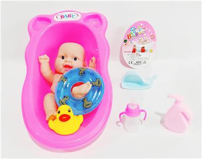 8寸搪胶娃娃浴盆洗澡套装 - OBL922163