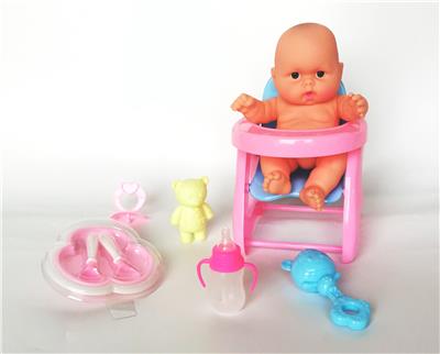 8寸搪胶娃娃配餐椅过家家
套装 - OBL922173