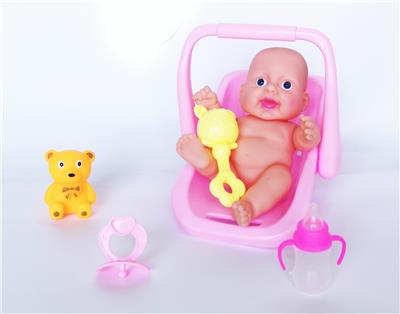 8寸搪胶娃娃配提篮过家家
套装 - OBL922174