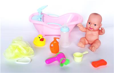8寸搪胶娃娃配浴缸洗澡套
装 - OBL922177