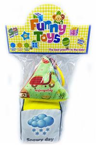 4寸带响声填棉感知早教套庄二合一卡头装 - OBL922596