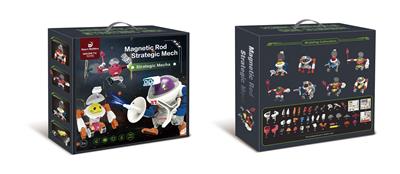 磁力棒战略机甲-3只装105PCS - OBL925120