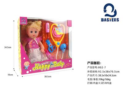 14寸搪胶头/吹瓶身
活眼娃娃套装带12声
IC - OBL925311