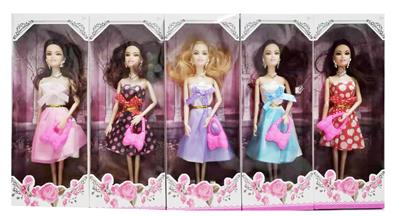 11.5寸实身9关节芭比加包包 - OBL926309