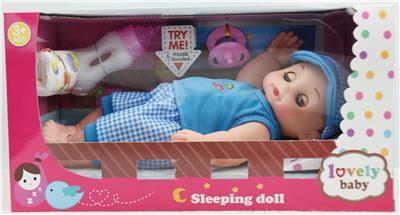 14寸空身男肥童搪胶手（带IC/喝水尿尿功能） - OBL926374