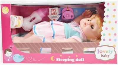 14寸空身女肥童搪胶手（带IC/喝水尿尿功能） - OBL926375