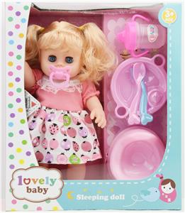 14寸空身女肥童搪胶手（带IC奶嘴功能） - OBL926387