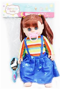 14寸空身女肥童搪胶手（带IC奶嘴功能） - OBL926395