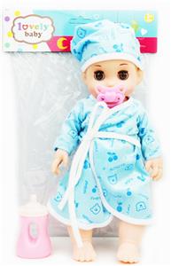 14寸空身男肥童搪胶手（带IC奶嘴功能） - OBL926396