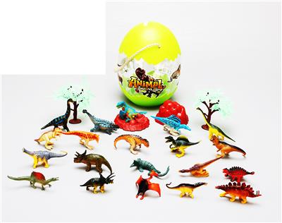 PVC实心恐龙收纳蛋 - OBL927185