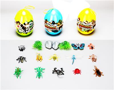 PVC实心昆虫套装 - OBL927193